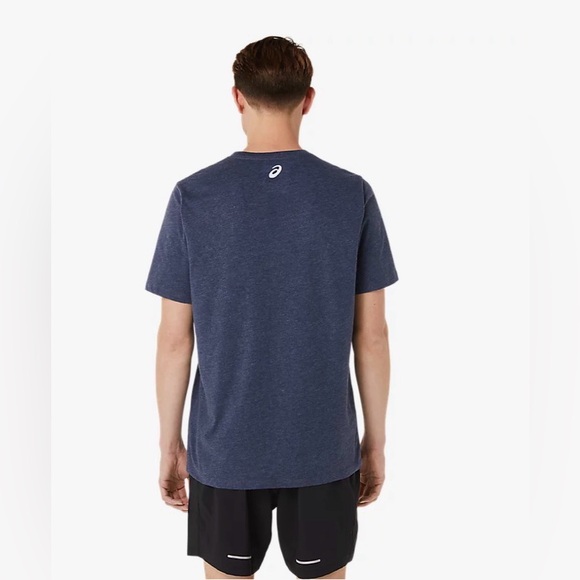 ASICS Men's Short Sleeve Tee T-Shirt Size M Star and Stripes NWOT - Picture 2 of 4